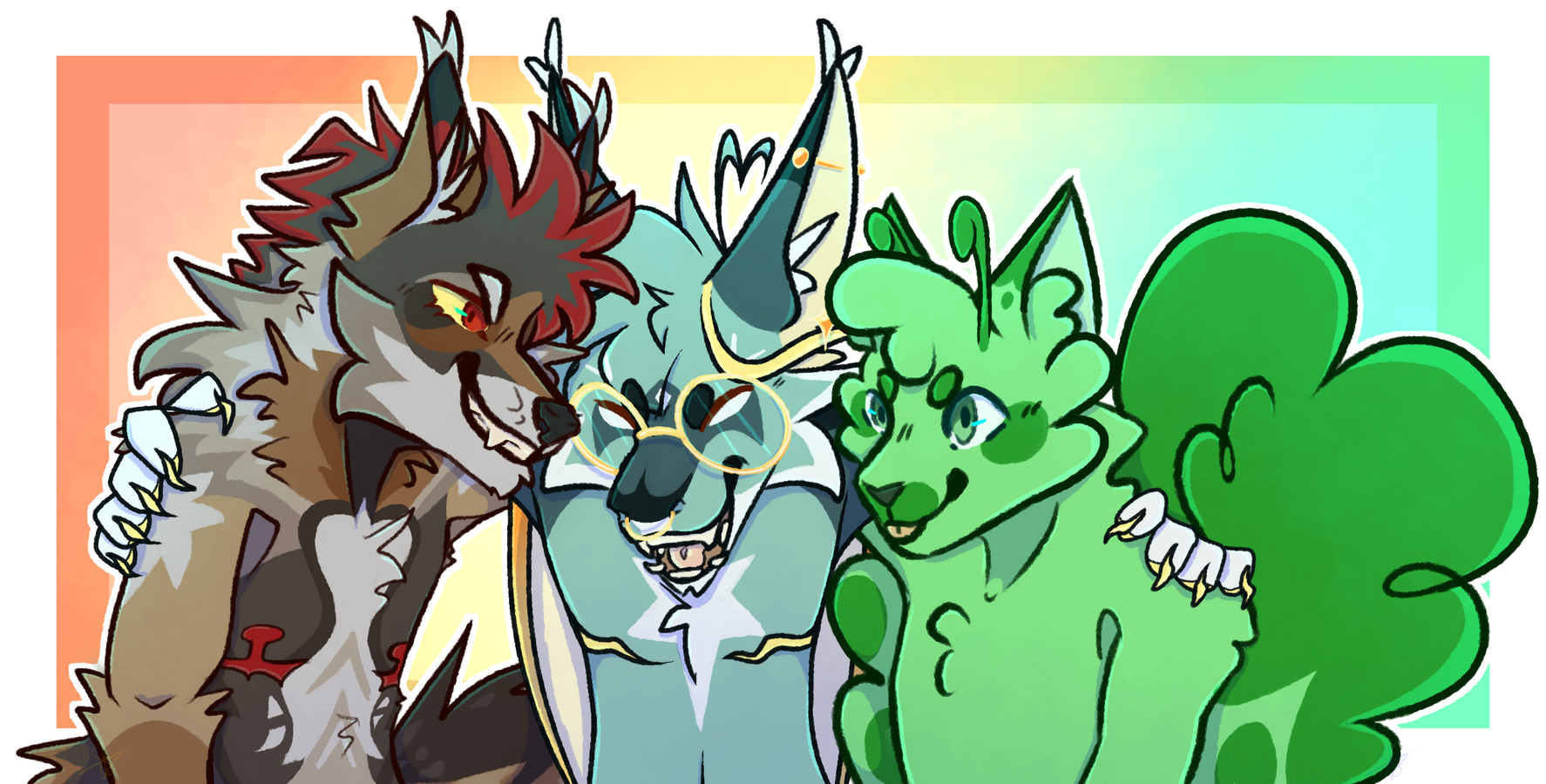 Cell Shaded + Multiple Characters