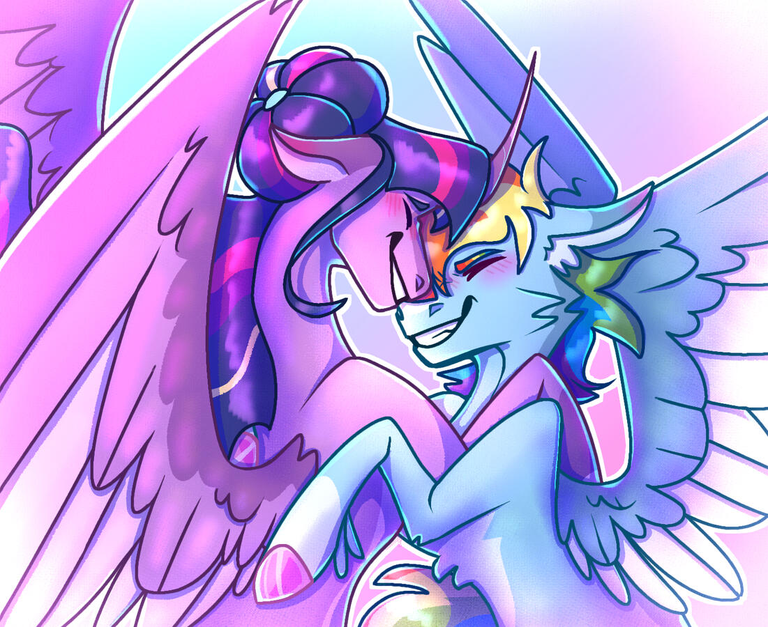 Full Render + Simple Background + Multiple Characters