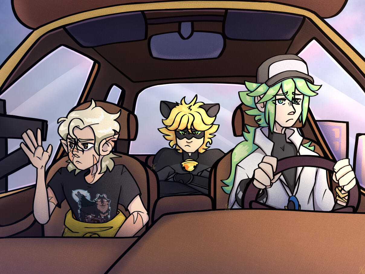 Cell Shaded + Detailed Background