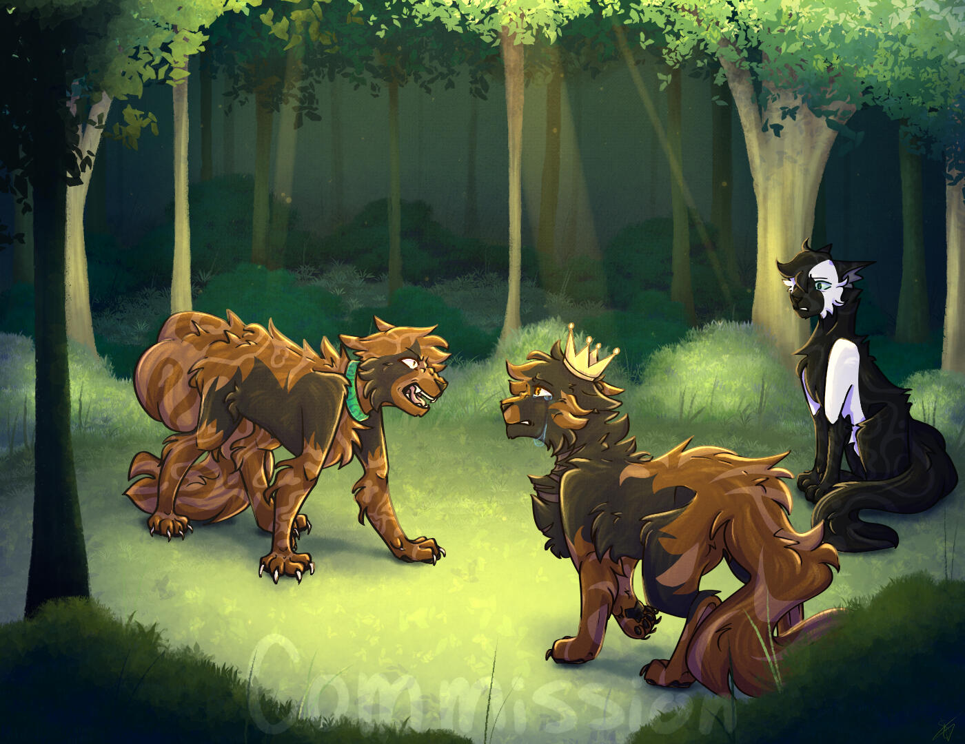 $80 (Multiple Characters + Detailed Background + Complex designs)