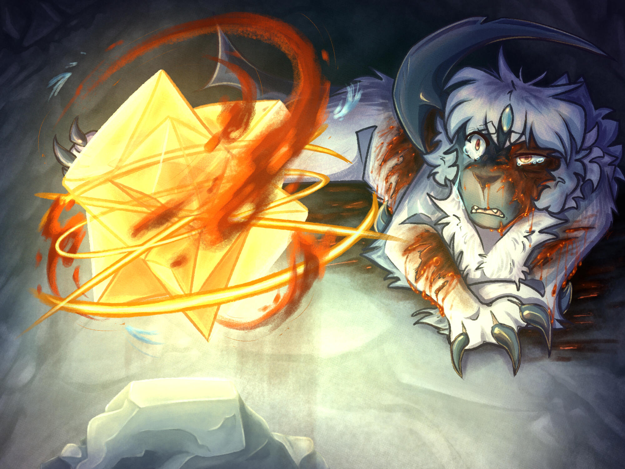 $60 (Full render + Light Gore + Detailed Background(